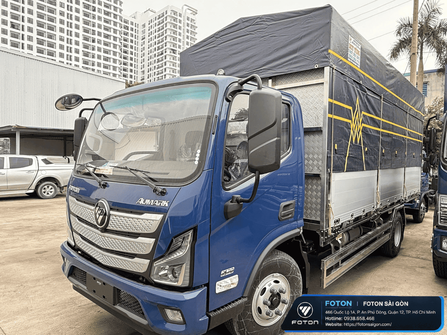 XE TẢI FOTON AUMARK S70 TẢI 7T5 - 7.5 TẤN THÙNG NHÔM 5M2
